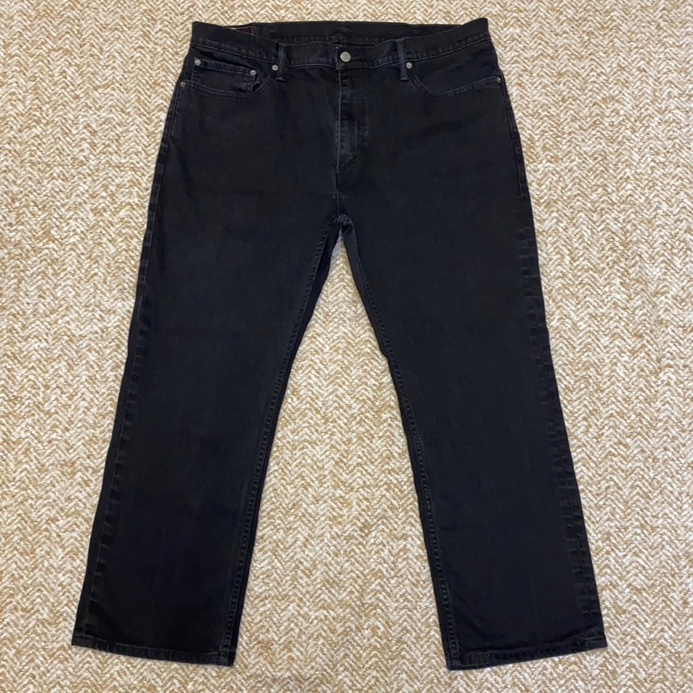 Levi's 559 Relaxed Jeans Stretch Denim Black 40x28